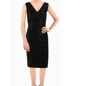 RALPH Lauren Velvet Lace Sheath Dress